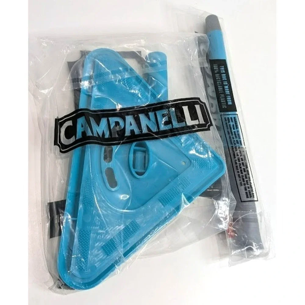 NEW! Campanelli Pro Glass‎ Window and Windshield Handle with 3 Pads Microfiber